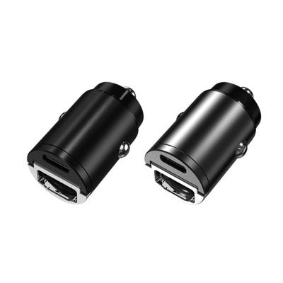 China Mobile Phone Factory Outlet QC3.0 PD3.0 30W Fast Charging Car Charger for sale