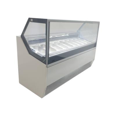 China Single-temperature Factory Direct Sales Commercial Ice Cream Display Freezer Showcase for sale