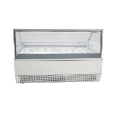 China Single-temperature New Style Small Showcase Freezer For Soft Ice Cream Popsicle Pepsi Display Fridge for sale