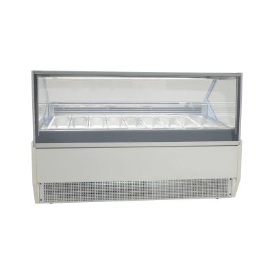 China 2022 Single-temperature New Product Combination Refrigerator Frozen Food Ice Cream Display Showcase for sale