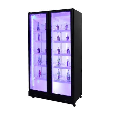 China High-End Commercial Single-Temperature Glass Top Single Door Display Chest Freezer for sale