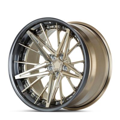 China ALLOY Design Concave Wheel 17 18 19 Inch Alloy Wheels Gold Monoblock Wheels Car Rims 5x120 Rims For BWM G20 F30 E60 for sale