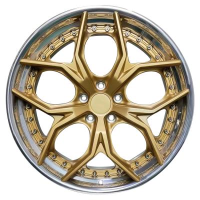 China ALLOY Customized Luxury Monoblock OEM Hub Rim 2 Piece 3 Piece Forged Alloy Wheels for sale