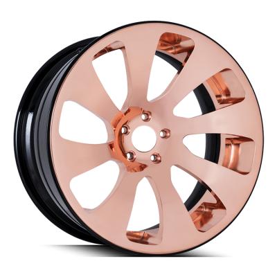 China ALLOY High Quality Carforged Wheel Brushed Polished 18/19/20 21/22/23/24 Inch Alloy Car Rim Forged Wheel for sale