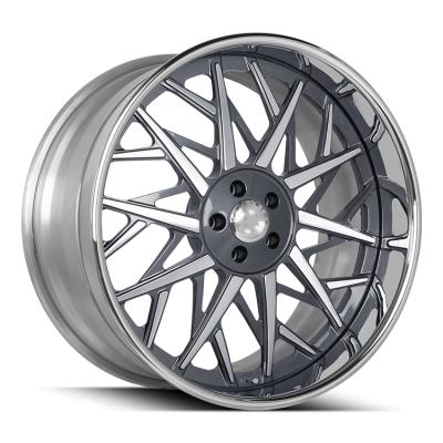 China ALLOY 20 21 22 23 24 26 inch deep dish custom sizes forged aluminum alloy car wheels for wholesale for sale