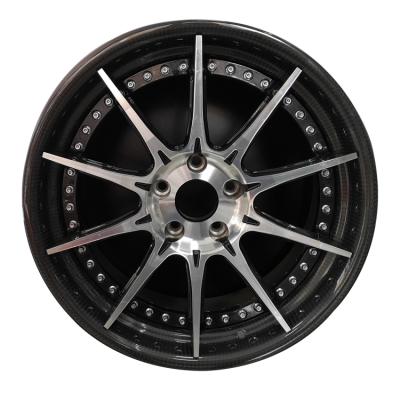 China Aluminum Alloy + Carbon Fiber Custom Multi Spoke Forged 19 20 21 22 Inch BMW 6 Fiber BMW f13 f30 BMW g20 Wheels 20 Carbon Fiber Wheels for sale