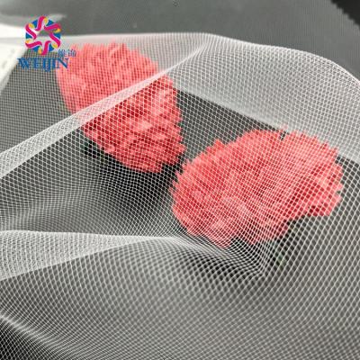 China Other Polyester 20D 13 Gsm Diamond Tulle Mesh Fabric for sale