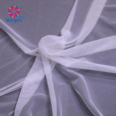 China Other Wholesale Knitting 100%Polyester Net Sheer Tulle Bridal Mesh Fabrics for sale