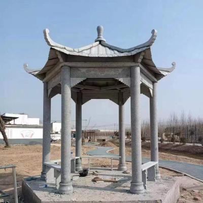 China Modern EUROPEAN Granite Sculpture Garden With Pavilion Chinese Natural Stone Products - Custom Carving for sale