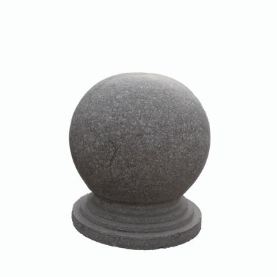 China Car Stop Stone Parking Barriers Modern Outdoor Polished Granite Landscaping Stone Balls For Square for sale