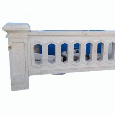 China Cheap Retro Chinese Carved Exterior Antique Decorative Garden Granite Fence for sale