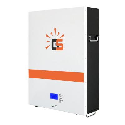 China 10000cycles power wall lifepo4 batteries 10kwh 200ah solar battery pack home lithium battery solar storage for sale