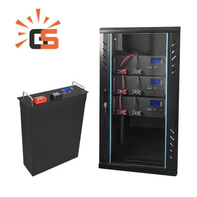 China 51.2V 48v 600Ah 30kWh LFP Solar Lithium Iron Phosphate Deep Cycle LiFePO4 Battery Pack With Rack Mounted Cabinet 48V 500Ah for sale