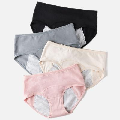 China QUICK DRY Disposable Menstrual Period Underwear 4 Layers Leak Proof Wholesale Cotton QUICK DRY Disposable Overnight Period Briefs Panties For Women for sale