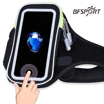 China High Quality Shockproof Running Armband Bag High Quality Shockproof Running Armband Neoprene Workout Mobile Phone Arm Bag for sale