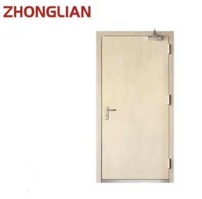 China Fire Protection Cavity Metal Steel Fire Retardant Fire Rated Door With Accessories for sale