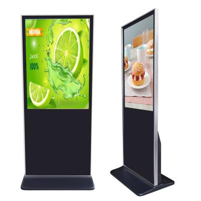 China 65inch Vertical Indoor standing digit advertising player digital signage and displays for sale