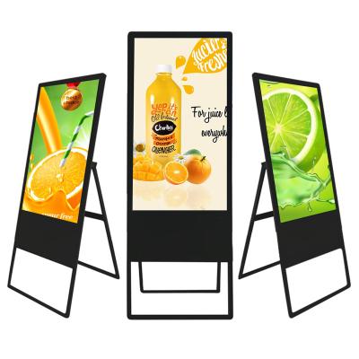 China 32 inch 43 inch Portable Poster Android lcd video board suppliers advertising display for sale