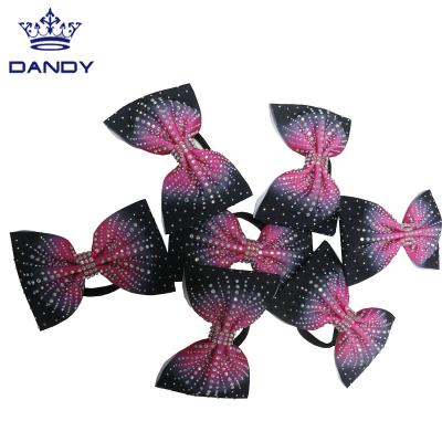 China European and American style fashion ab wholesale rhinestones cheap design hair bows for sale