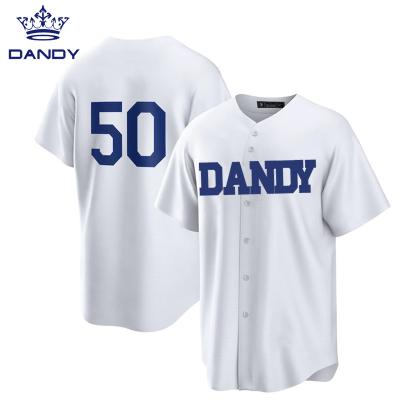 China Wholesale Custom Sublimation Antibacterial Logo Plus Size Men Baseball Tank Top Baseball Uniforms for sale