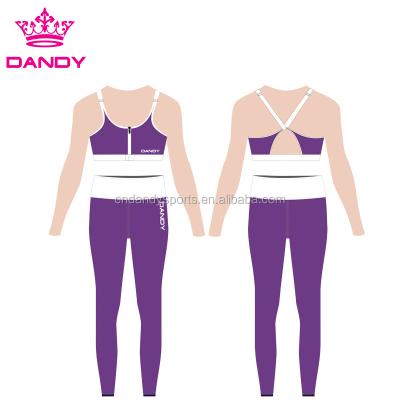 China Antibacterial Sports 2 Pieces Set Women Yoga Bra And Pants Set Clothing Fitness, Sports Bra And Shorts Yoga Wear Set for sale