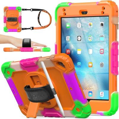 China Heavy Duty Protective Rubber Case Heavy Duty Protective Rubber Case For iPad Mini 5 Case With Pencil Holder for sale