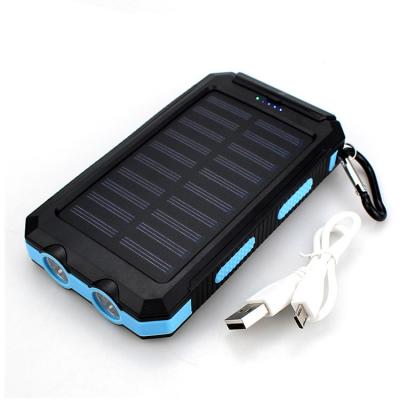 China Waterproof Solar Panel Charge Manufacturer 2021 High Capacity Solar Power Bank For Mobile for sale