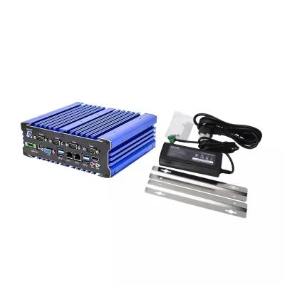 China Barebone System 2 Lan Mini Industrial PC I3 I5 I7 With CE FCC Certification For Industry for sale