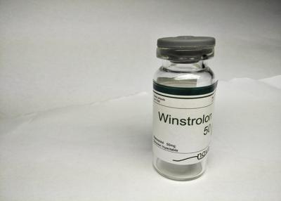 China Winstrolone 50 vial Vial Labels , Adhesive Sticker Labels Coated Paper Material for sale