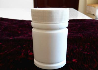 China 63 Capsules 70 Ml Plastic Tablet Bottles / White Plastic Bottle Tamper Proof Cap for sale