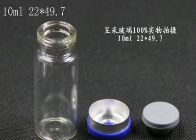 Κίνα Διαφανή σωληνωτά γυάλινα φιαλίδια / Small Glass Bottles For Liquid vial προς πώληση