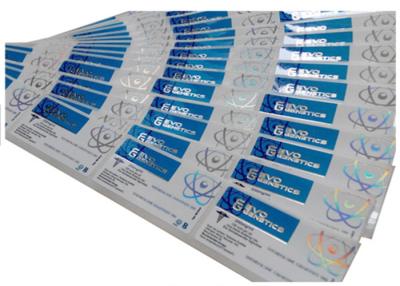 China Glossy Holographic Laser Custom Adhesive Labels For Vial Injection vial for sale