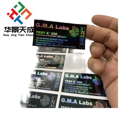 China 10ml Bottle Sticker Bodybuilding Oils labels for sale