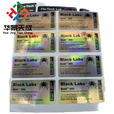 China DECA 300 10ml Vial Labels  PET Material  For Pharmaceutical Use for sale