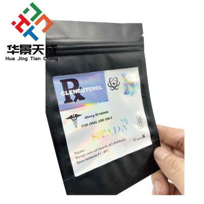 China Dianabol Oral 50 Tablets USP Sterilization Labels Pill Oral Bags  Label Printing FOR  Aluminum Zip Lock Bags for sale