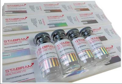 China Strong Adhesive Vinyl 10ml Vial Labels  For Tri-Tren 150mg  Pharmaceuticals 10ml Glass for sale