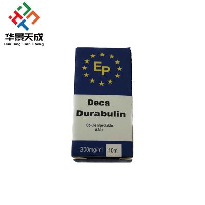 China Caixas de frascos de 10 ml personalizáveis Papel de acabamento brilhante para embalagem de frascos de esteróides à venda