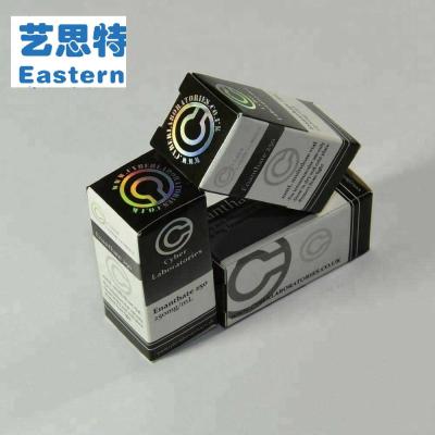 China 25*25*60mm Hot Stamping Holographic 10ml Vial Boxes for sale