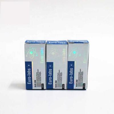 China CMYK Printing 350g Paperboard 10ml vial Box for sale