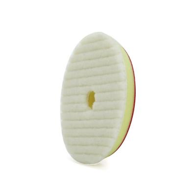 China 2023 High Efficiency Japan Best Wool Wheel Disc Wheel Disc Polishing Pad Hongjie Lambswool Polishing Cleaning Polish Pad for sale