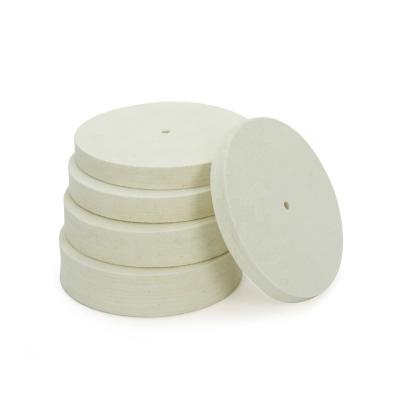 China Factory High Efficiency Wholesale 150 Mm Felt Pad Best Quality Polish Wool Felt Polishing Wheel Hongjie Felt Pad Glass Polish for sale