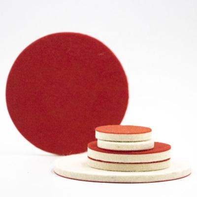 China High Efficiency Hongjie Factory Wholesale Wool Felt Polish Pad Wool Felt Polishing Disc Felt Polish Best Felt Polish Wheel for sale