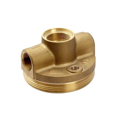 China Hot Forging Machinery Parts / Industry OEM Precision Parts Suppliers Machined Spare Parts Brass Forged Brass Pipe Fitting for sale