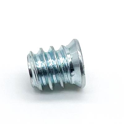 China Pan Steel Metal Hexagon Hex Socket Drive Head Screws Embedded Insert Nut E-Nut For Wood Furniture for sale