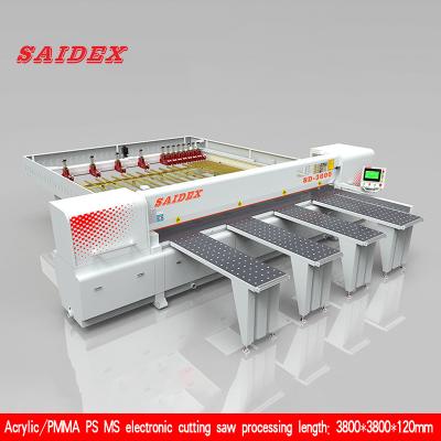 중국 50Hz 아크릴 절단 기계 120mm 두께의 재료를 절단 할 수 있습니다 3800mm의 아크릴 컴퓨터 절단 보드 톱 판매용