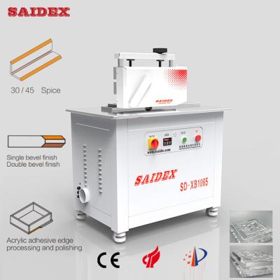 China 2.5kw 10A Elektrische Acryl Trimming Machine Lengte 1000mm 250kg Kleine 45 Graden Beveling Afgeronde Rand Poetsmachine Te koop