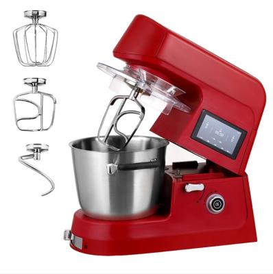 China Home Appliance Electric Multifunctional Heating 10 Speeds 6L Dough Kneading Machine Tilt Head Design Stand Mixer Tilt Head for sale