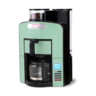 China Hotel smart electric coffee machine various fineness grinding adjust brew 2-10 cups automoctic brew system for sale