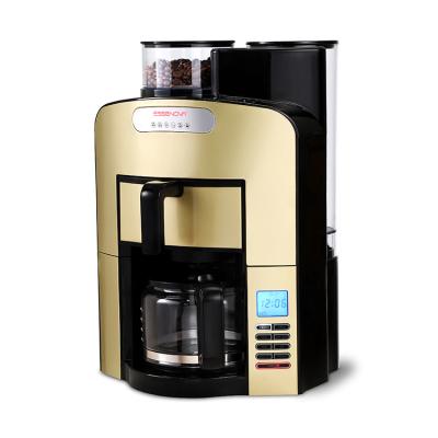 China Hotel Controllable Coffee Maker with Grinder Brew System Hot Water System Fast Brewing Anti-Drip LCD Display for sale