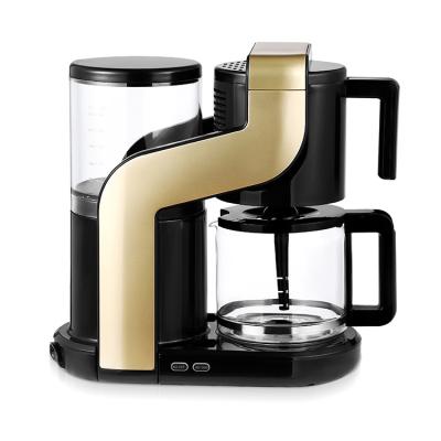 China Hotel Programmable Automatic Smart Coffee Maker Keep Hot Large Carafe Anti Drip Coffee Machine Dishwasher Saferty for sale